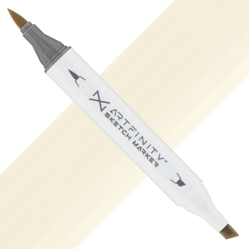 Artfinity Sketch Markers - Pale Yellow YG8-1, Vibrant, Professional, Dye-Based Alcohol Markers for Artists, Drawing, Travel, & More