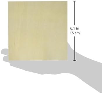 Ampersand Artist Panel Unprimed Basswood, 7/8 Inch Depth, 6X6 Inch (UPWP750606)