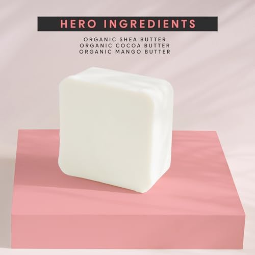 Skin Said Yes Triple Butter Soap Base 5 LB | Made in Greece | SLS/SLES Free, No Palm Oil, Organic Ingredients - Mango Butter, Cocoa Butter, Shea Butter