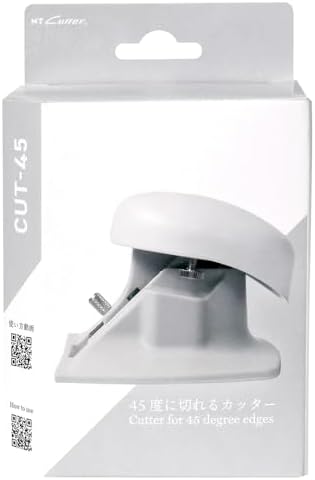 NT Professional Mat Cutter, 45 Degree Bevel Mat Board Cutter with Oval Ergonomic Grip, 1 Cutter (CUT-45)