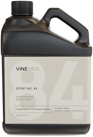 VINEVIDA [128oz] Scent No.84 Fragrance Oil for Candle & Soap Making - Natural Candle Scents Made in USA