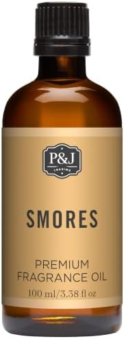 P&J Fragrance Oil - Smores Oil 100ml - Candle Scents, Soap Making, Diffuser Oil, Essential Oil