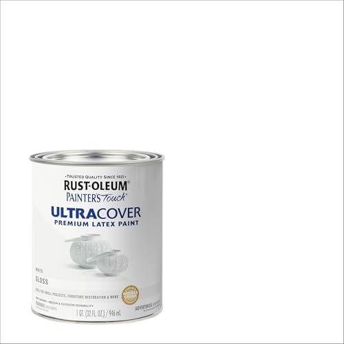 Rust-Oleum Painter's Touch Latex Brush-On Paint, Gloss White
