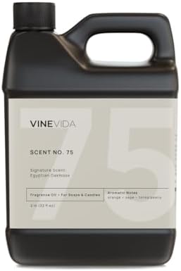 VINEVIDA [32oz] Scent No.75 Fragrance Oil for Candle Making and Soap Making - Premium Candle Scents for Soy Candles