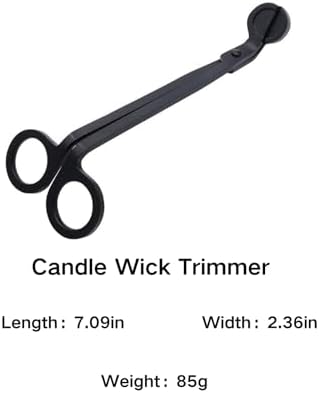 4-in-1 Candle Accessory Set – Candle Wick Trimmer, Candle Snuffer, Wick Dipper & Candle Tray