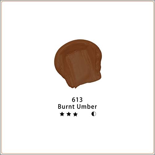 Artecho Acrylic Paint, Burnt Umber Paint (120ml / 4.05oz) Tubes, Art Craft Paints for Canvas, Rock, Stone, Wood, Fabric, Art Supplies | Semi Glossy Finish, High Pigment Rich Color Craft Paint for Canvas, Rocks, Wood, Fabric, Ceramic, Non-Toxic