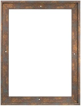 Pixy Canvas Floater Frame 24x60 for 3/4 (0.75) inch Deep Canvas Paintings/Canvas Prints/Wood Canvas Panels/Wall Art/Wall Decor/Home Decor/Artwork (Rusty Blue, 24 x 60 inch, Portrait)
