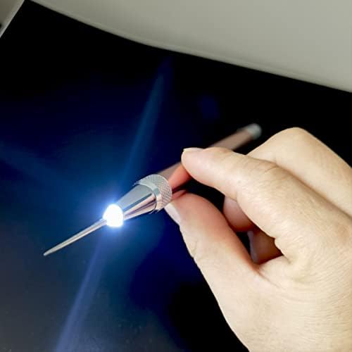 LED Weeding Tools for Vinyl with Light with Pin and Hook for Removing Tiny Vinyl Paper & Iron-on Projects Cuts