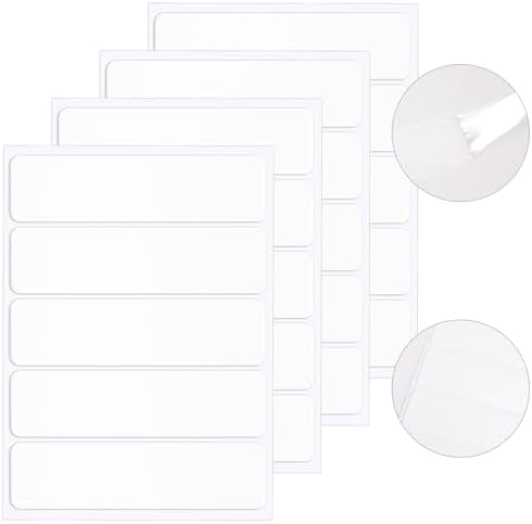 JANYUN 50 Pcs Mounting Putty, 100x25 mm Sticky Dots Poster Putty Clear Sticky Tack