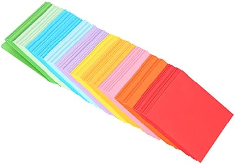 520 Sheets Small Origami Paper, 5 x 5cm Double Sided Color Origami Paper Cranes, 10 Colors Folding Paper Pastel for Beginners or Craft Enthusiasts to Fold Roses, Flowers