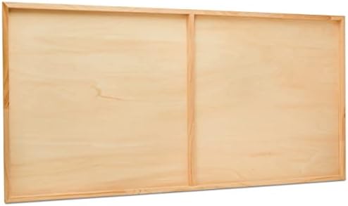 Birch Painting Panel 18 x 36 x 3/4-inch, Pack of 2 Large Wood Canvas Boards for Painting, Blank Sign for Wall Art Sets, by Woodpeckers