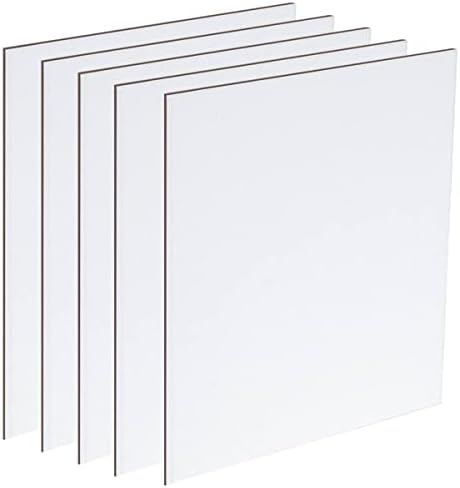 SoHo Urban Artist Canvas Texture Painting Boards - 2.3mm Stock Textured Canvas Boards for Painting, Practice, Students, Bulk, All Media, & More! - [Pack of 60-6x9]