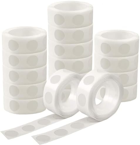 UPINS 6000 Pcs Point Dots Balloon Glue Removable Adhesive Point Tapes