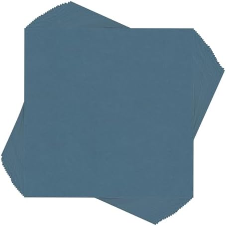 Steel Blue 15x19 Uncut Premium Mat Board - No Opening - 25 Mats