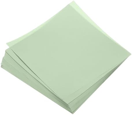 MECCANIXITY 50 Sheets Origami Paper Double Sided 8x8 Inch(20x20cm) Square Sheet for Art Craft Project, Beginners, Gifts Decor, Light Green