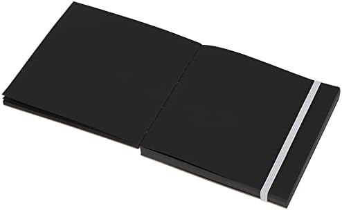 Soho Urban Artist Brick Sketchbook Journals for Sketching, Drawing, Colored Pencils, Graphite, and more - Black Set of 2-5.5"x5.5" & 5.5"x8.5" (150 GSM, 80 Sheets)