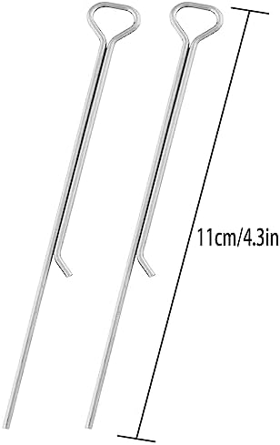 Candel Wick Holder ZZLZX 20PCS 4.3 Inch Wick Holders for Candle Making, Metal Wick Centering Tool, Candle Wick Clip