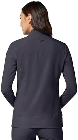 Cherokee iFlex Scrub Jacket for Women 2 Pocket Zip Front