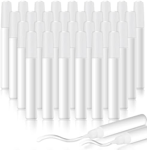 MotiMind 30 White Tacky Glue Pens Quick Dry, Mini Glue Bottles Bulk,White