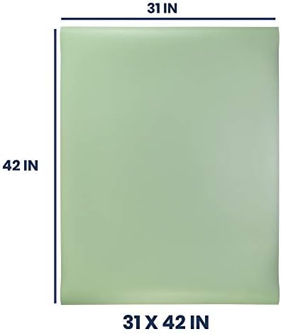 Pacific Arc Vinyl Board Cover. Self Healing and Stain Resistant Green/Ivory Sheet, 31 inches bt 42 inches