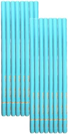 Professional Art Supplies 8-Piece Soft Charcoal Pencil Set, Turquoise Blue, Artist Quality Drawing Tools for Sketching (16 soft)