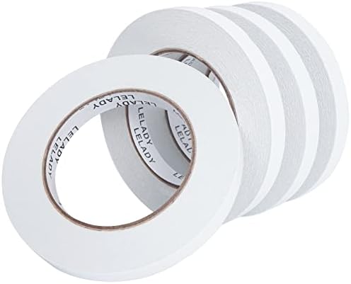 Double Sided Tape 1/2 Inch x 40 Yards- 4 Rolls