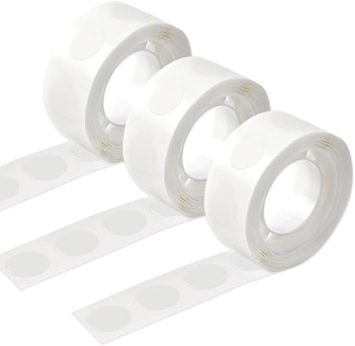 UPINS 300Pcs Glue Points Dots 15mm Removable Balloon Glue Adhesive Dots