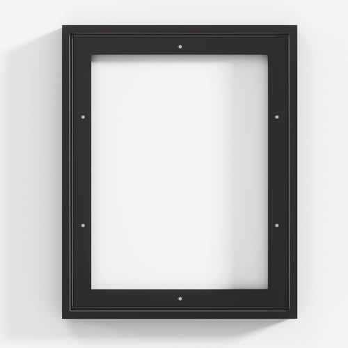 Venusmiles Canvas Frame 11x14 Frame for Canvas Painting Floating for 1" Deep, Floater for Canvas Artist Panel Oil Painting Wall Art Décor, Vertical or Horizontal Picture Wall Decor, Black