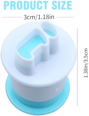26PCS/Set Cookie Stamp Impress Cookie Cutters Alphabet Letter and Number Cake Biscuit Mold Letter Shape DIY Cookie Biscuit Alphabet Cake Tool Embosser Cutter (Lower Case Shape)