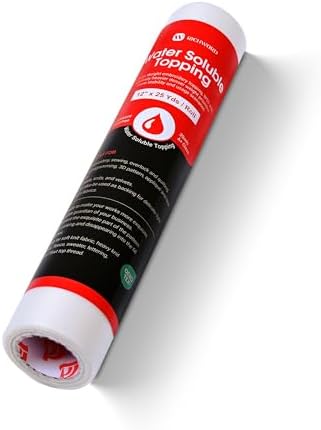 BAI Water Soluble Stabilizer for Embroidery Topping Film Wash Away 12"x25yd