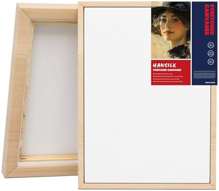 Blank Framed Canvas Wall Art - Premium White Canvas for DIY Art and Custom Painting (9 * 12-1)