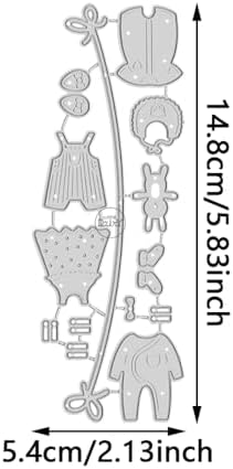 Baby Clothes Dolls Metal Cutting Dies for Card Making