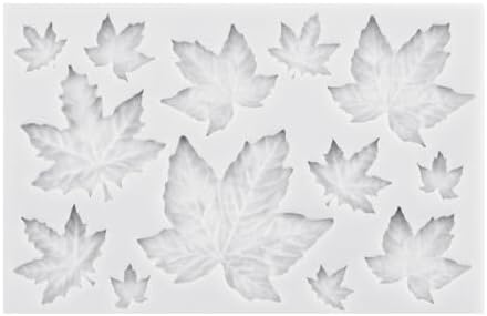 Maple Leaf Polymer Clay Mold Leaf Silicone Molds Set of 4