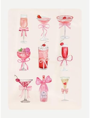 Cocktail Diamond Art Kits for Adults, Diamond Painting Kits for Beginner