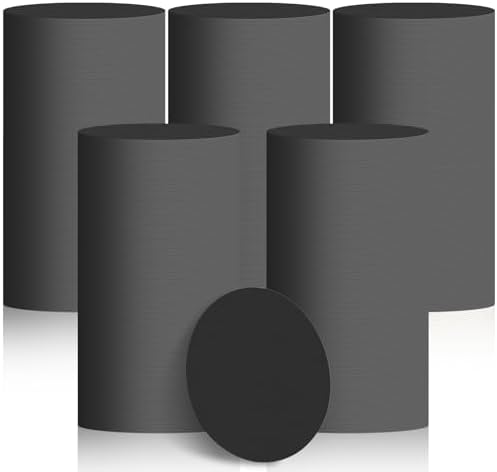 TaoBary 1000 Pcs Round Cardboard Coasters Bulk, 4 Inch 1mm Thick,Black