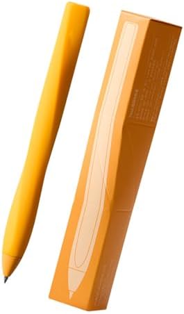 Inks Twist Action Gel Pen with Silicone Grip for Daily, Yellow