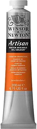 Winsor & Newton Artisan Water Mixable Oil Paint, 200ml, Cadmium Orange Hue