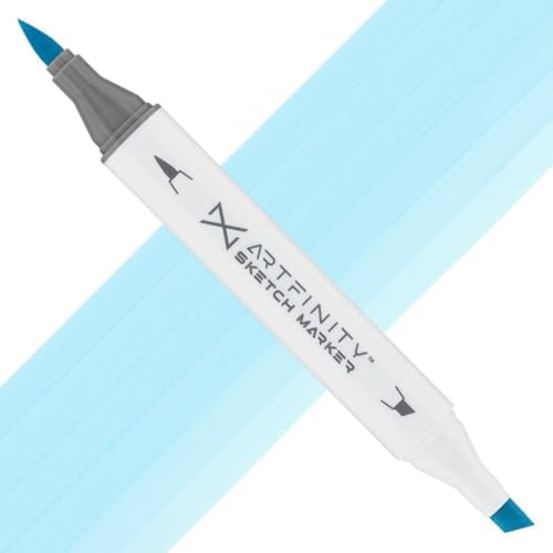 Artfinity Sketch Markers - Cool Candy Blue B3-2, Vibrant, Professional, Dye-Based Alcohol Markers for Artists, Drawing, Travel, & More