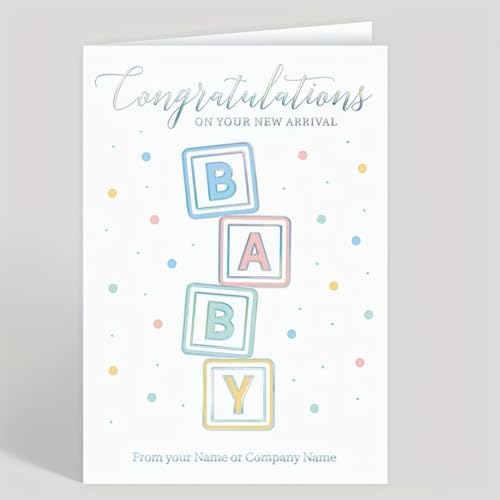 Lapoo Words Cutting Die for Scrapbooking - Durable, Cut Stencils for DIY Scrapbook Photo Album Decorative Paper Card, Card Making Supplies Party Wedding Decorations (Baby Text 3.5 x 1.4 in)
