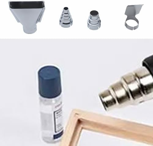 Steel Hot Air Blower Nozzle Set – Heat Gun Attachments for Shrink Wrap/Soldering/Embossing