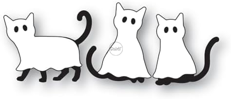Halloween Animal Cats Metal Cutting Dies for Card Making