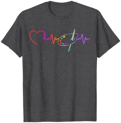 Funny Paint Palette Brush Artist Painter Art Teacher Men Kid T-Shirt