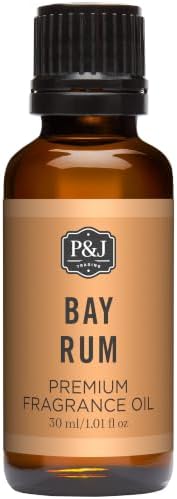 P&J Trading Fragrance Oil | Bay Rum Oil 30ml - Candle Scents for Candle Making, Freshie Scents, Soap Making Supplies, Diffuser Oil Scents