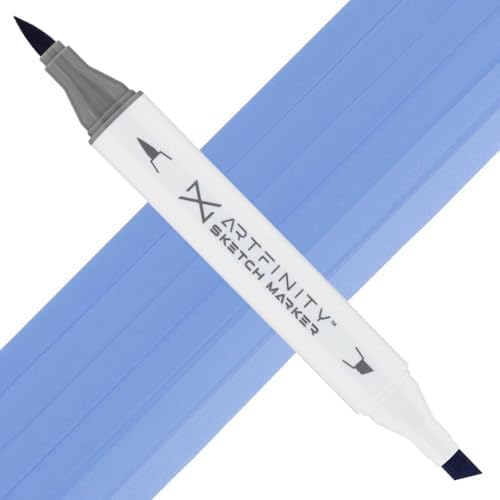 Artfinity Sketch Markers - Periwinkle B5-5, Vibrant, Professional, Dye-Based Alcohol Markers for Artists, Drawing, Travel, & More
