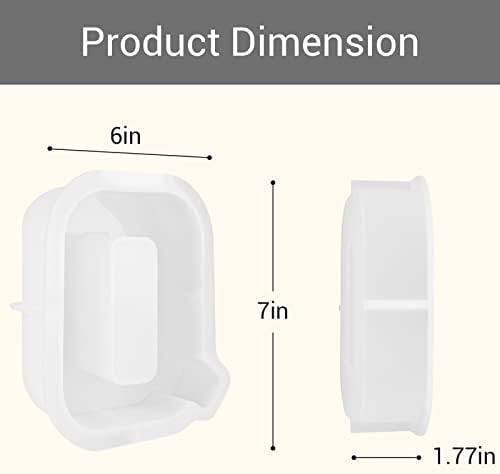 Gartful 7 Inch Large Letter Molds for Resin, 3D Q Capital Alphabet Epoxy Resin Mold, A to Z Thick Resin Letter Molds for Making Letters, Word Sign Art, DIY Crafts, Making Cake, Party Home Decor