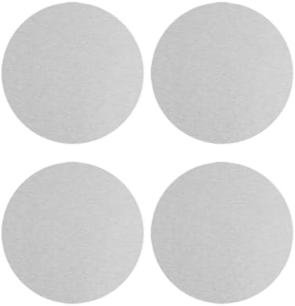 6061 Aluminum Disc 6 Inch, 15 Gauge (1.5mm) Thick Round Metal Stamping Blank,Aluminum Sheet Plate for Jewelry Making, DIY Crafts, 4 PCS