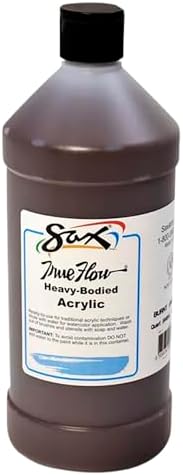 Sax Heavy Body Acrylic Paint for School and Arts and Crafts Use, Burnt Umber, 1 Quart