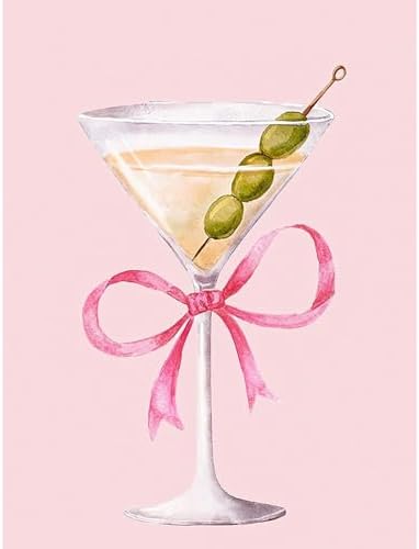 Cocktail Diamond Art Kits for Adults, Diamond Painting Kits for Beginner
