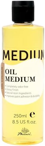 PHOENIX Refined Linseed Oil - 8.5 Fl Oz. / 250ml Bottle