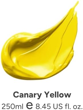 JusArt Acrylic Paint Canary Yellow Tubes 250ml (8.45 oz)